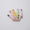 Colorful cartoon utility knives for students and safety pen sharpeners are available in multiple colors Specification image
